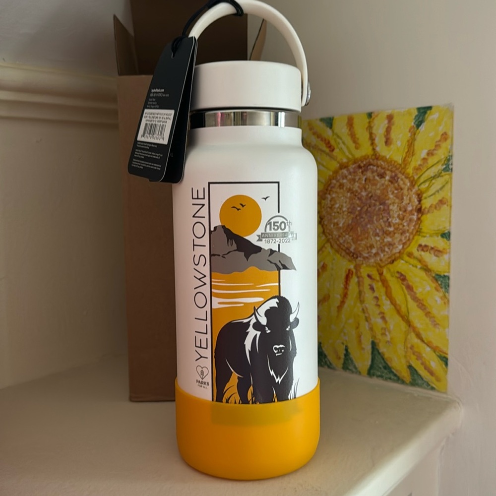 Hydro flask Yellowstone limited edition water bottle